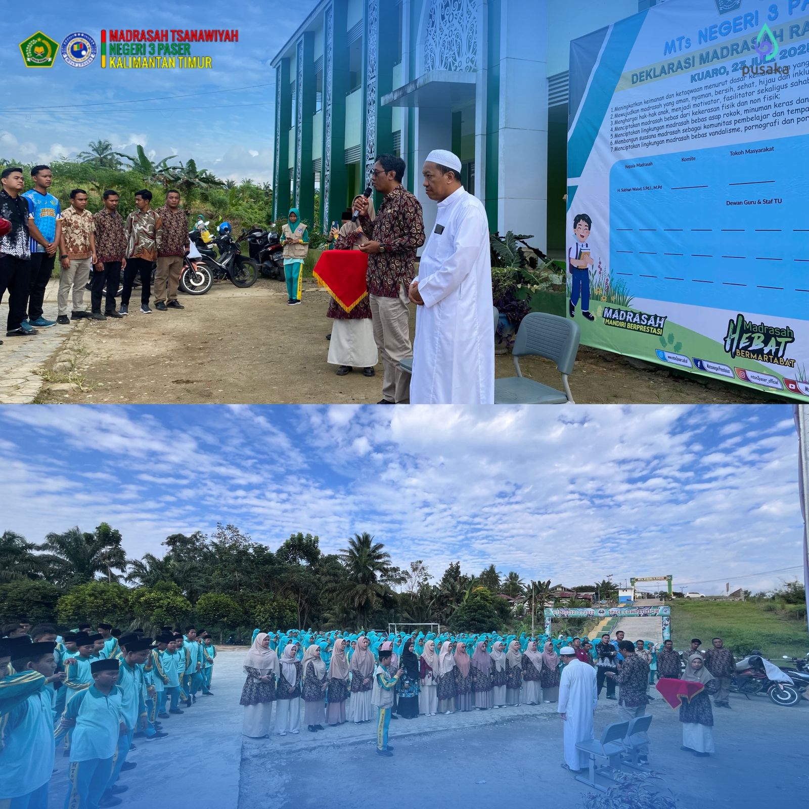 MTsN 3 Paser Deklarasikan Madrasah Ramah Anak Untuk Memperingati Hari Anak Nasional 2025