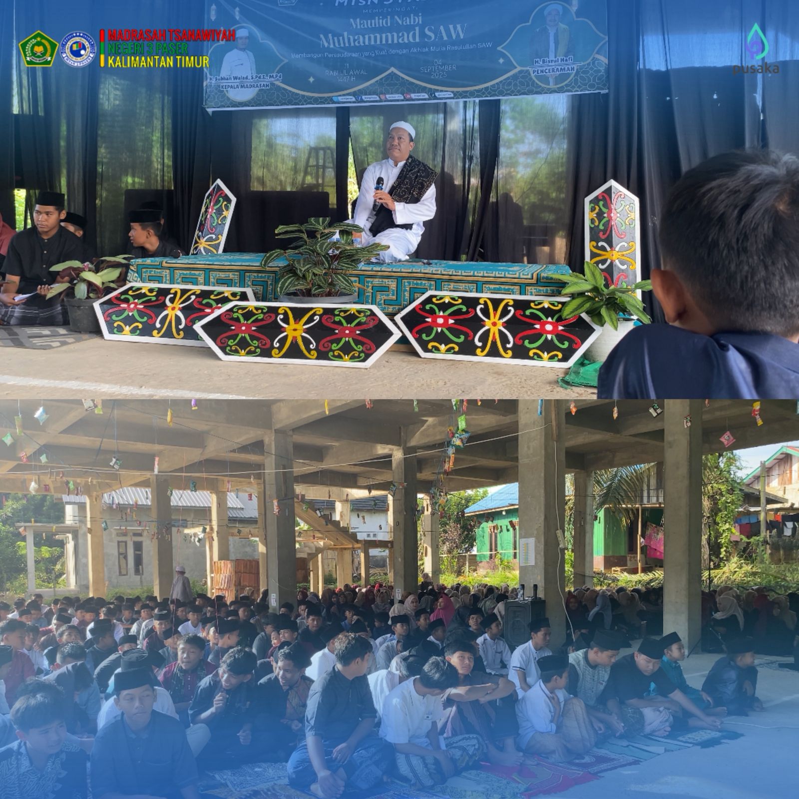 MTsN 3 Paser Gelar Peringatan Maulid Nabi Muhammd SAW 1447 H